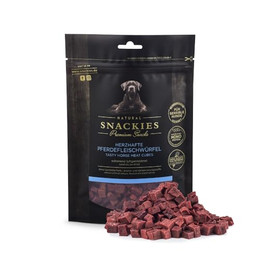 Produktbild von Snackies Herzhafte Pferdefleischwürfel Hundesnack - 170 g