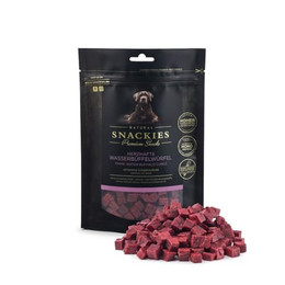 Produktbild von Snackies Herzhafte Wasserbüffelwürfel Hundesnack - 80 g