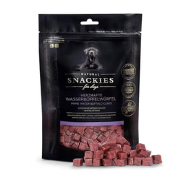 Produktbild von Snackies Herzhafte Wasserbüffelwürfel Hundesnack - 170 g