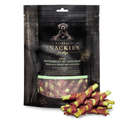 Produktbild von Snackies Hundesnack Feine Entenbrust mit Kohlrabi - 170 g