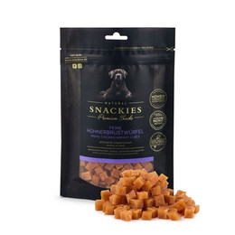 Produktbild von Snackies Hundesnack Feine Hühnerbrustwürfel - 400 g