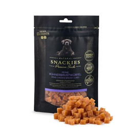 Produktbild von Snackies Hundesnack Feine Hühnerbrustwürfel - 180 g