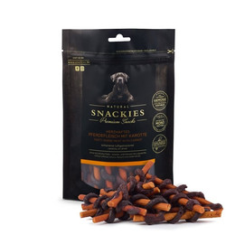 Produktbild von Snackies Hundesnack Herzhaftes Pferdefleisch mit Karotte - 170 g
