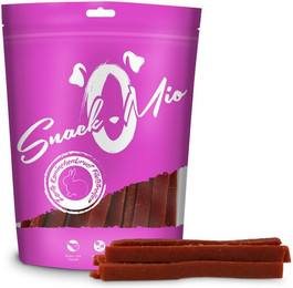 Produktbild von SnackOMio Filetstreifen 70 Gramm Hundesnack 12 x 70 Gramm Kaninchenbrust
