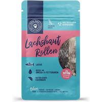Produktbild von Snacks Lachshautrollen für Hunde - 5 x 90 g