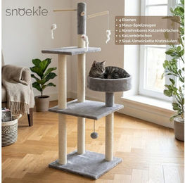 SNOEKIE Ersatz-Kratzbaumstamm Snoekie Katzenbaum mit Doppelsprungplattform – Bild 1 von 4