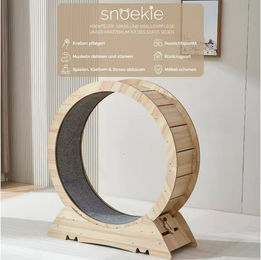 SNOEKIE Kratzbaum Snoekie Leises Indoor Katzenlaufrad groß für Wohnungskatzen – Bild 1 von 5