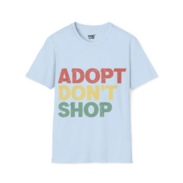 Produktbild von Softstyle T-Shirt Adopt don't shop