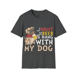 Produktbild von Softstyle T-Shirt Beer and Dog