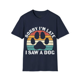 Produktbild von Softstyle T-Shirt I saw a Dog