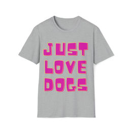 Produktbild von Softstyle T-Shirt JUST LOVE DOGS