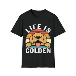 Produktbild von Softstyle T-Shirt Life is Golden