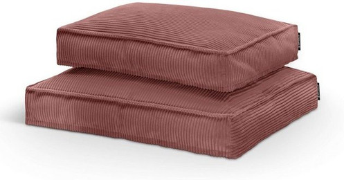 Produktbild von softwalls Hundekissen Cord Orthopädisches Hundebett Lachsrot M