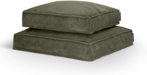 Produktbild von softwalls Hundekissen Cord Orthopädisches Hundebett Olivegrün M