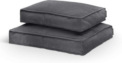 Produktbild von softwalls Hundekissen Cord Orthopädisches Hundebett Quarzgrau M