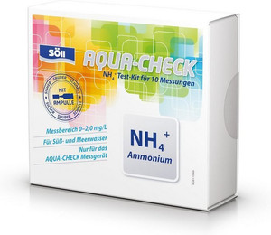 Produktbild von Söll AQUA-CHECK Ammonium Wassertest 10 Tests