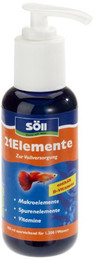 Produktbild von SÖLL Aquarien-Substrat Pflanzendünger 21 Elemente 100 ml - 100 ml