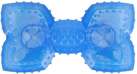 Produktbild von Sommer Hunde Kauspielzeug Hunde Kühlspielzeug für Welpen Kautraining Spiel Futter auslaufende Haustierspielzeuge