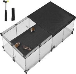 Produktbild von SONGMICS Kleintiergehege mit atmungsaktivem Gewebe oben