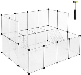 Produktbild von SONGMICS Kleintierkäfig 2-stöckig mit Metallgittertreppen