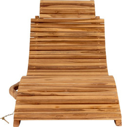Produktbild von Sonnenliegestuhl aus Teakholz House Nordic Arrieta