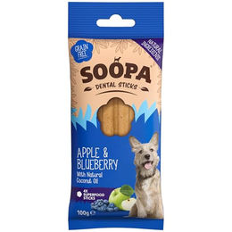 Soopa Dental Sticks - Apfel & Blaubeere - 4 Stück – Bild 1 von 10