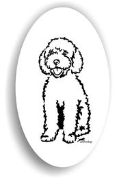 Produktbild von Spanischer Wasserhund Sticker
