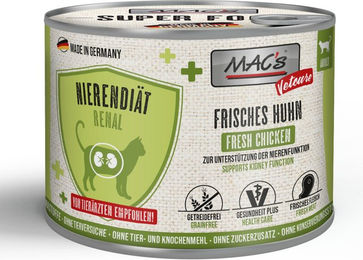 Produktbild von Sparpaket MAC's CAT Vetcare Nierendiät 24 x 200 g - Huhn