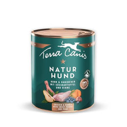 Sparpaket Terra Canis Naturhund 12 x 800 g - Huhn & Kaninchen mit Süßkartoffel & Birne – Bild 1 von 5