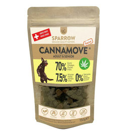 Produktbild von SPARROW Pet CannaMove Forte Hundesnacks 200 Gramm