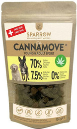 Produktbild von SPARROW Pet CannaMove Hundesnacks 6 x 200 Gramm