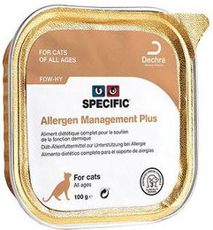 SPECIFIC Allergen Management Plus FOW-HY Katzenfutter - Schälchen - 4 x 7 x 100 g – Bild 1 von 2