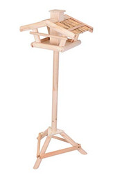 Produktbild von Spetebo Vogelhaus mit Ständer aus Holz