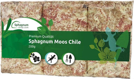 Produktbild von sphagnum-shop.com Terrarien-Substrat Sphagnum Moos Moosziegel aus Chile für Terrarium und Orchideen, Chilenische Premium-Qualität, Ideal für Pflanzenpflege & Terraristik