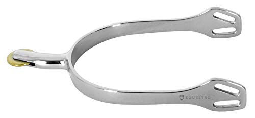 Sporen für englische Pferde mit horizontal gebogenem Rad – Bild 1 von 2