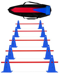 Produktbild von SPORTIKEL24 5 x Parcours-Hürde – Kegel-Hindernis für Agility Training