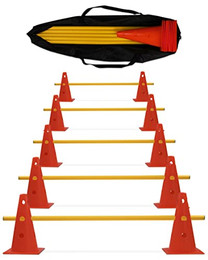 Produktbild von SPORTIKEL24 5 x Parcours-Hürde – Kegel-Hindernis für Agility Training