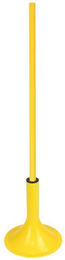 Produktbild von SPORTIKEL24 Agility-Slalom Standfuß Slalomset mit Stange 100 cm, ø 25 mm in Gelb, Kunststoff
