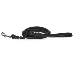 Produktbild von Spotted! Pro Leder Führleine mit Bolzenhaken schwarz - 180 cm