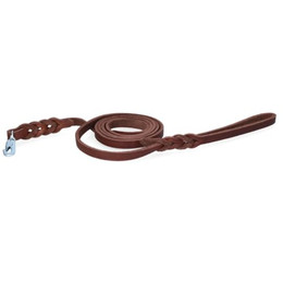 Produktbild von Spotted! Pro Leder Führleine mit Klipphaken braun