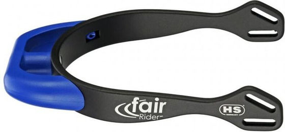 Produktbild von Sprenger fairRider Sporen aus Aluminium mit gebogenem Kunststoffhals