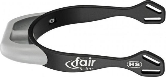 Produktbild von Sprenger fairRider Sporen aus Aluminium mit gebogenem Kunststoffhals