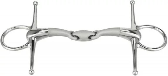 Produktbild von Sprenger SATINOX Schenkeltrense 14 mm doppelt gebrochen Edelstahl