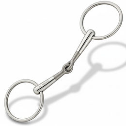 Sprenger Turnado Wassertrense aus Edelstahl 16 mm einfach gebrochen - 12,5 cm – Bild 1 von 3