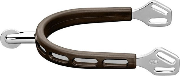 Sprenger Ultra Fit Sporen mit kleinem Ballrad Brown Grip – Bild 1 von 2