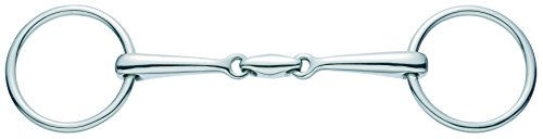 Sprenger Wassertrense doppelt gebrochen Edelstahl 18 mm - 13,5 cm – Bild 1 von 2