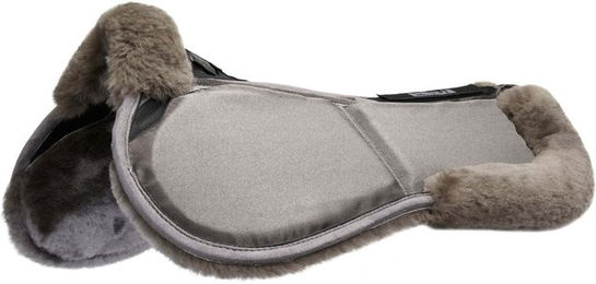 Springpferd-Sattelunterlage aus Lammfell mit Anpassungsmöglichkeit Stübben Streamline – Bild 1 von 4