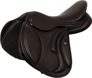 Produktbild von Springsattel für Pferde Equestro Las Vegas Double Leather