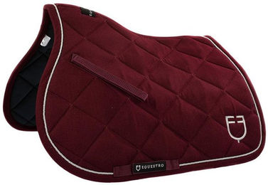 Produktbild von Springsattel-Unterlage mit Logo für Pferde Equestro