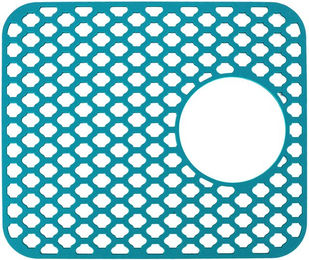 Produktbild von Spülbeckenmatte Silikonschutz mit seitlichem Abflussloch Anti-Rutsch-Kratzer Einfache Wartung Spülbeckengitter für Green